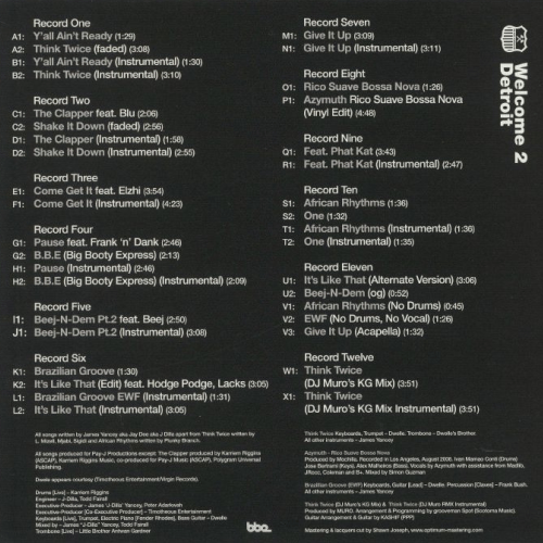 Jay Dee aka J Dilla / Welcome 2 Detroit: 20th Anniversary Edition