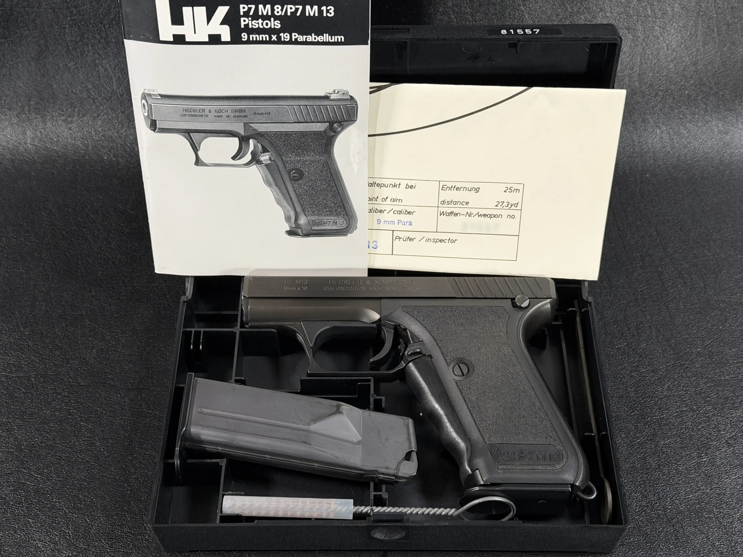 Heckler & Koch P7 M13 9mm | Classic German Squeeze-Cocker