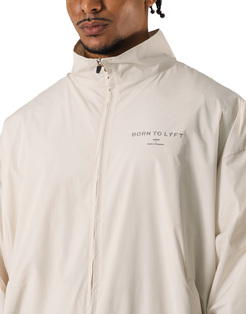 BTL Logo Nylon Jacket - Ivory – LÝFT