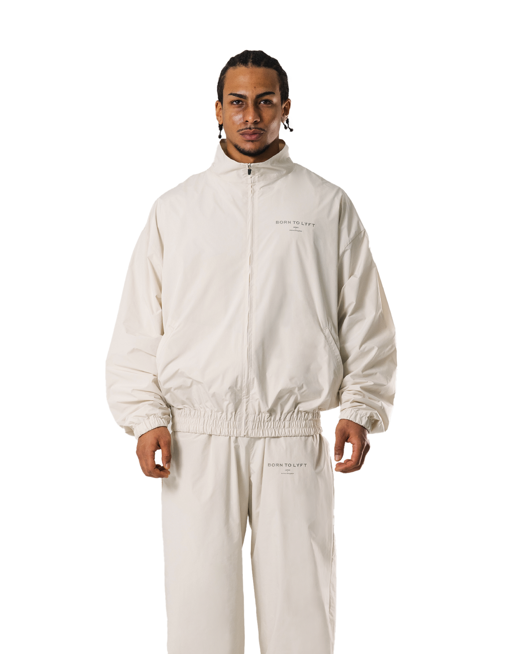 BTL Logo Nylon Jacket - Ivory – LÝFT