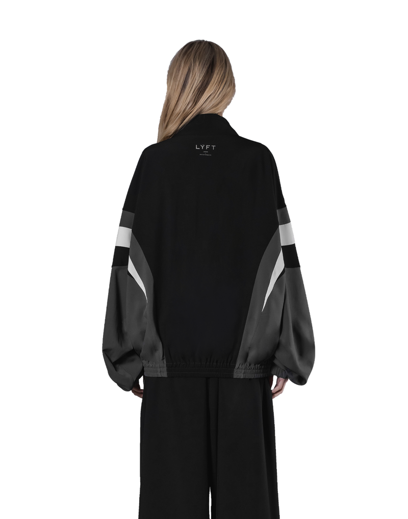 2Line Oversize Track Jacket V.2 - Black – LÝFT