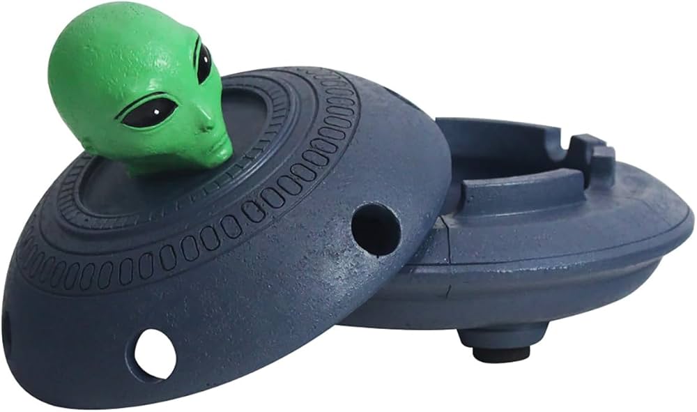 Amazon.co.jp: エイリアン灰皿 UFOスタイル灰皿 防水灰皿 空飛ぶ