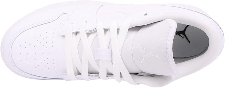 Amazon.com | Jordan Youth Air 1 Low GS 553560 130 Triple White