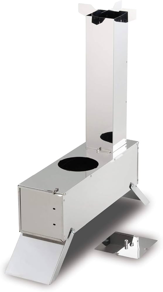 Amazon.co.jp: BUNDOK BD-497 Rocket Stove, Barbecue, Cooking