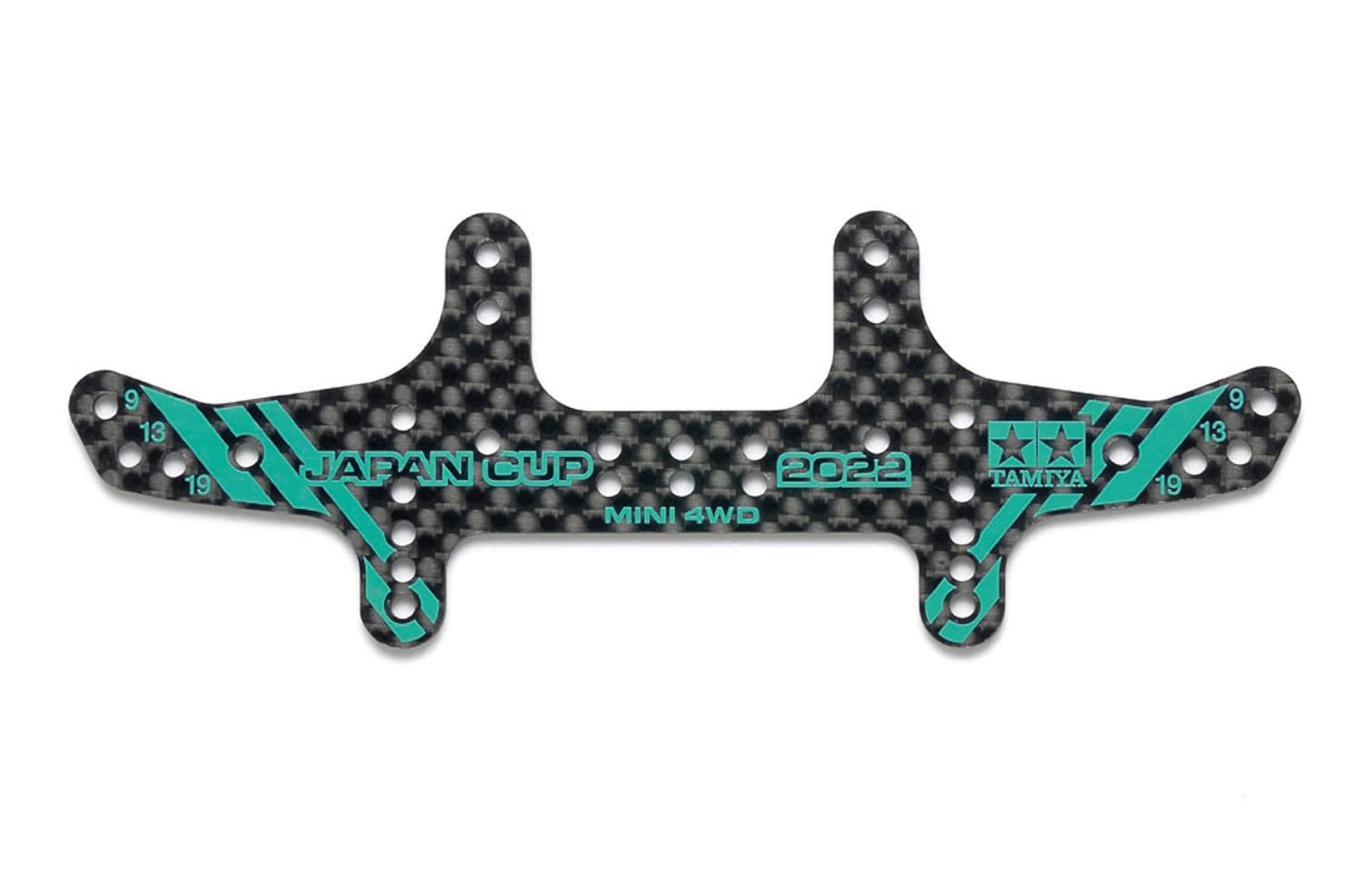 タミヤ模型 スーパー᙭シャーシカーボンマルチステー12個セットです