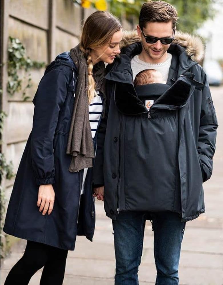 Amazon | [セラフィン] コート 抱っこ紐対応コート メンズ スレート S