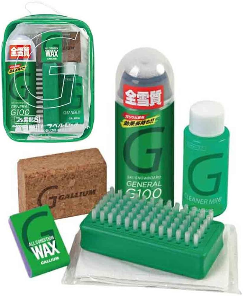 Amazon | スノボ 板 ワックス セット ガリウム配合 簡易ワックス