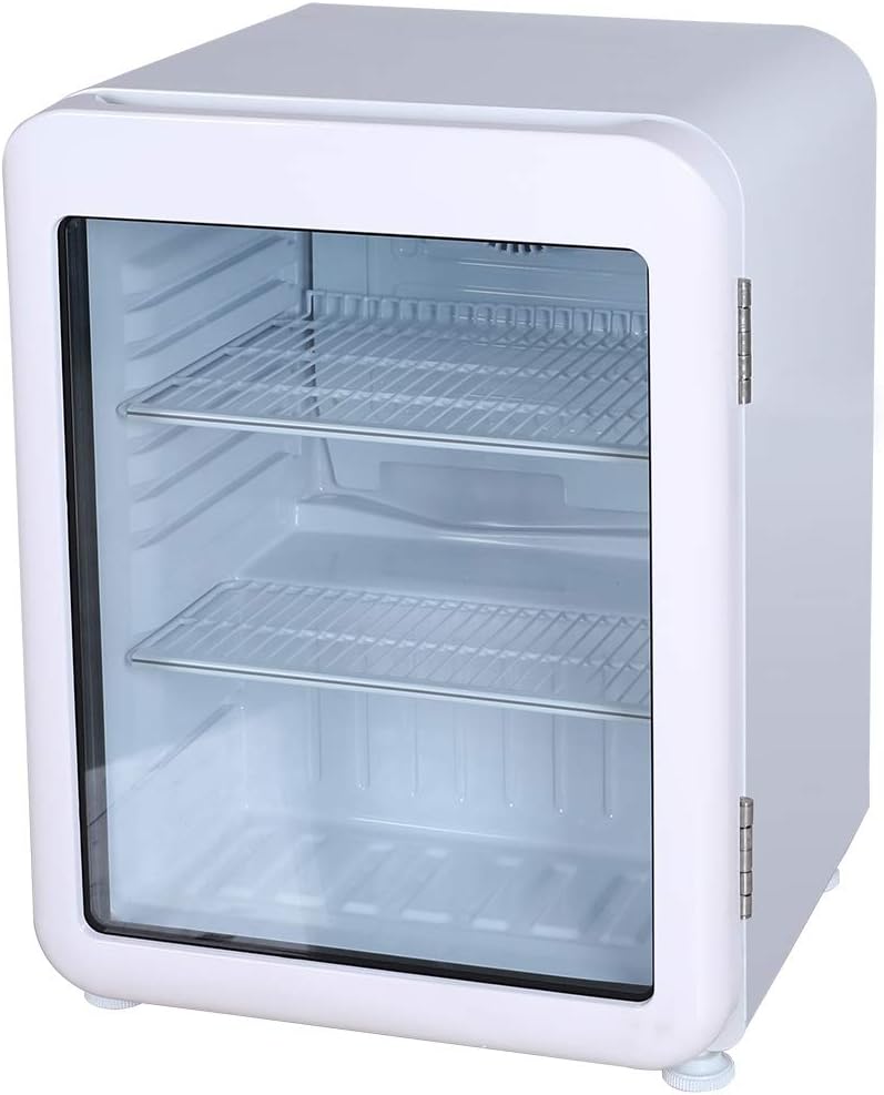 133業務用 冷蔵ショーケース オフィスコンビニ XW-105 左右開き 小型