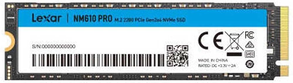 Amazon | Lexar Disque SSD NM610 Pro 2To (2000Go) - NVMe M.2 タイプ