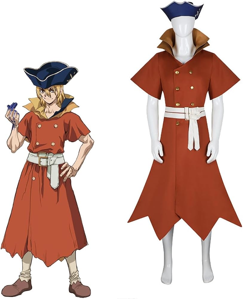 Amazon.co.jp: [REENEW] ドクターストーン Dr.STONE コスプレ衣装 石神