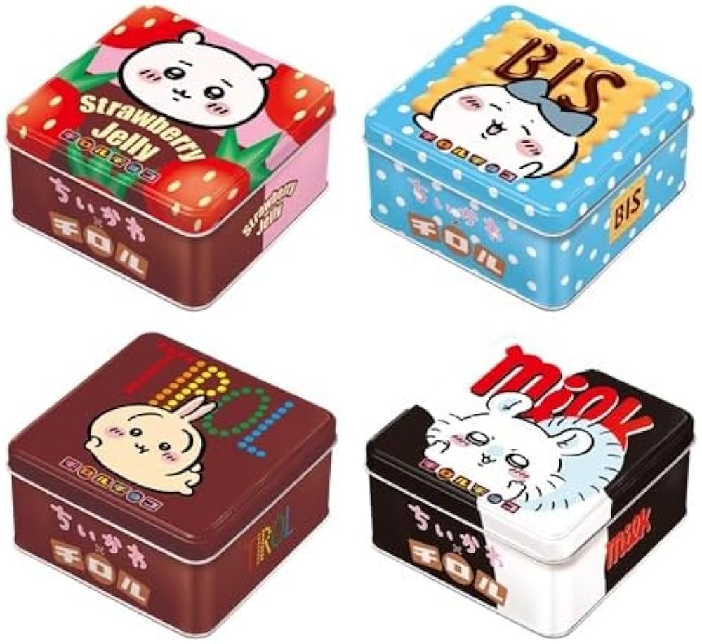 Amazon.co.jp: チロル チロルチョコ ちいかわ ちろるちょこ缶 12個入×8