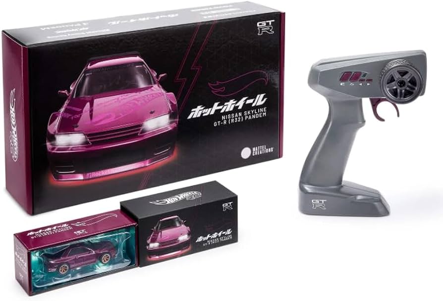 Amazon.com: Mattel RC 1:64 Nissan Skyline R32 Pandem Vehicle