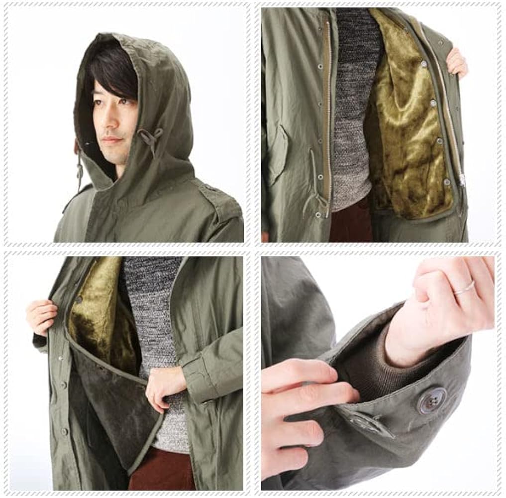 Amazon.co.jp: [ヒューストン] M-51パーカ モッズコート 青島モデル