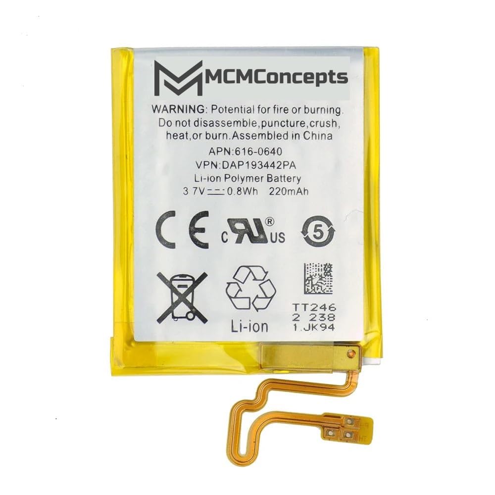 Amazon.com: MCMConcepts Replacement Battery for Apple iPod Nano