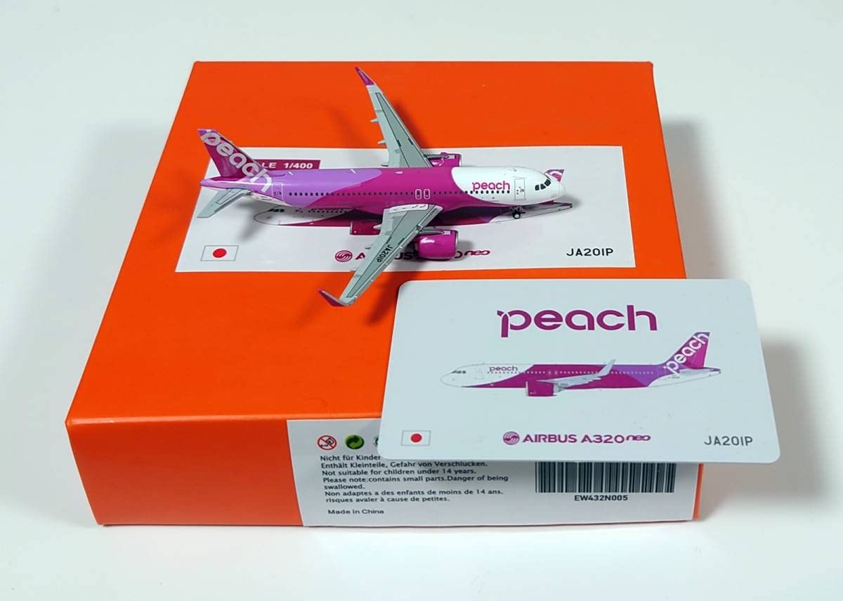 Amazon.co.jp: JC wings ピーチ Peach A320 neo JA201P 1/400 : ホビー