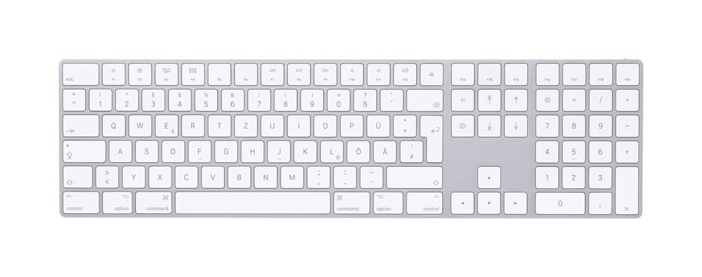 Apple Magic Keyboard with Numeric Keypad: Bluetooth, rechargeable