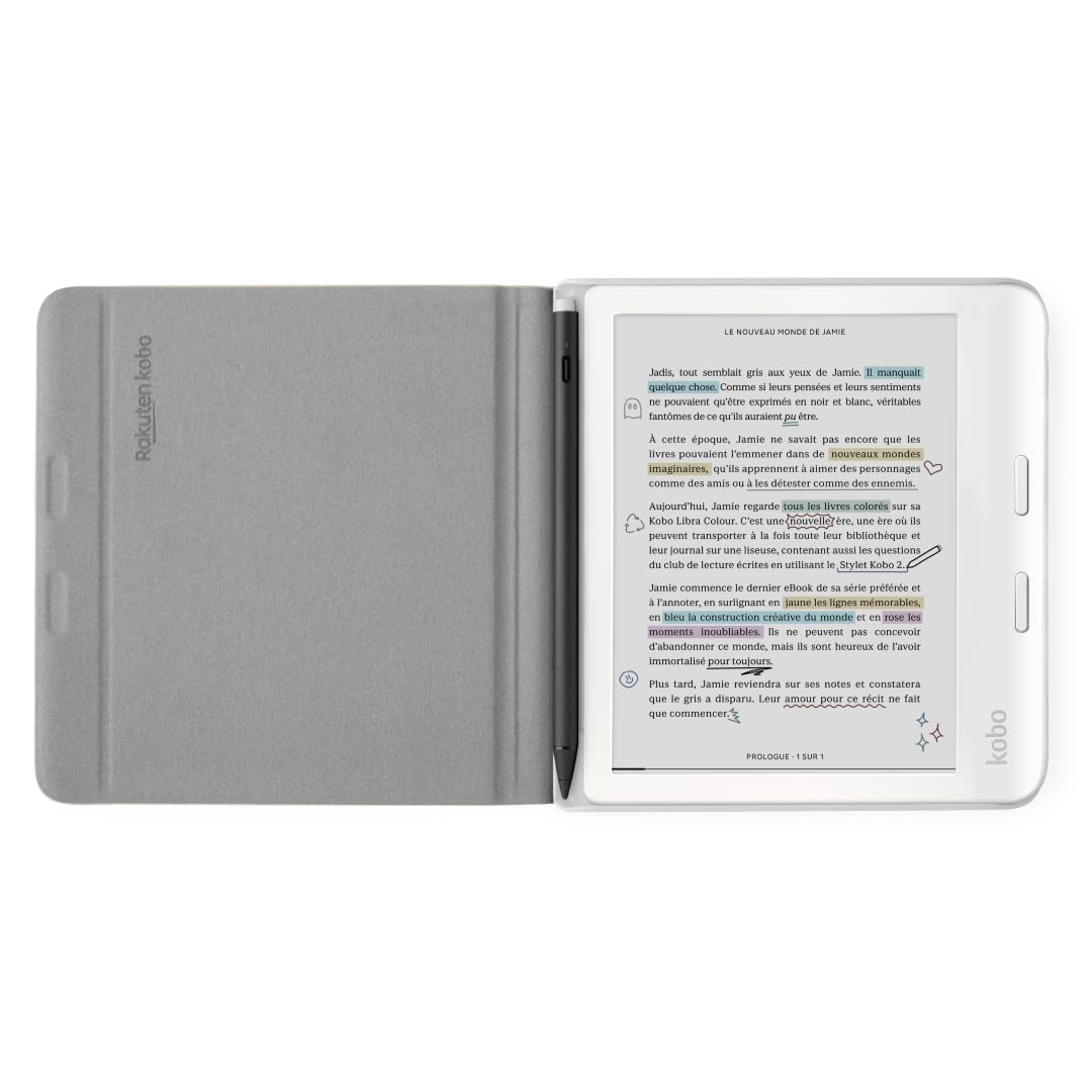 Amazon.com: Kobo Libra Colour SleepCover Case | Sand Beige