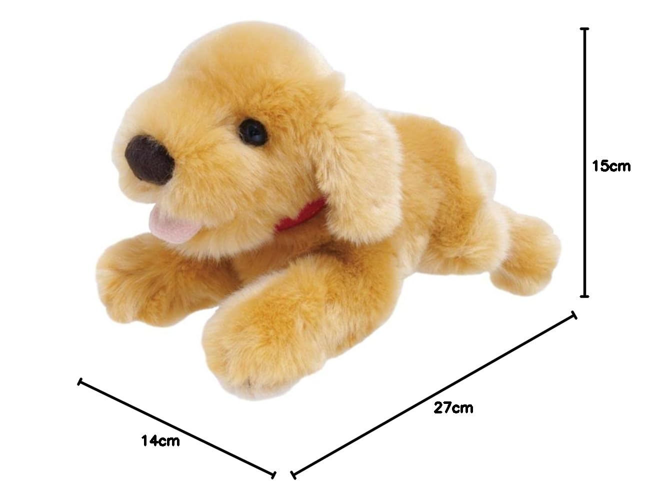 Amazon.co.jp: 吉徳 ゴールデンレトリバー ぬいぐるみ SS ‎30.5x17.2x9