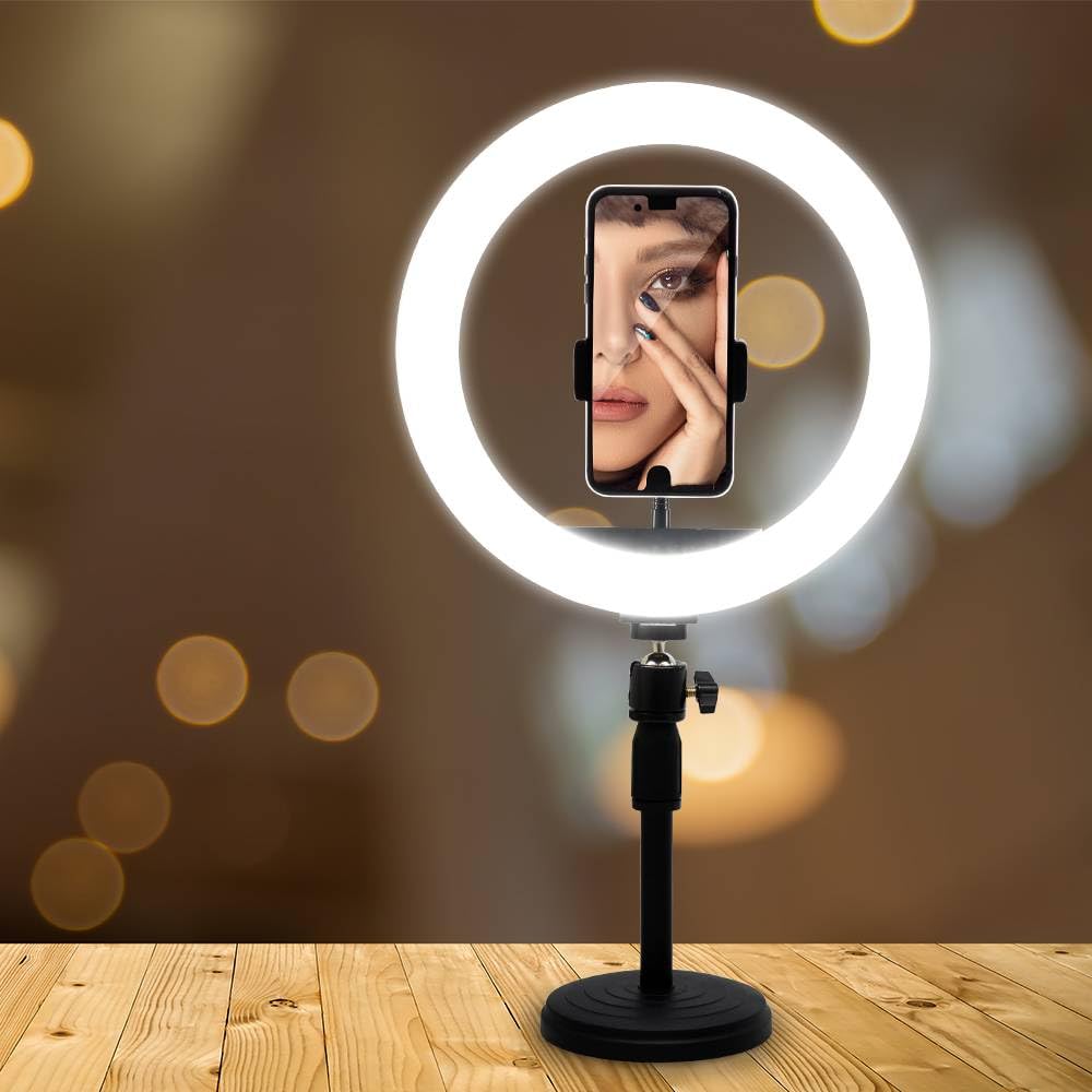 Amazon | Bonarca スマホライトスタンド 自撮りライト スマホ 卓上 LED