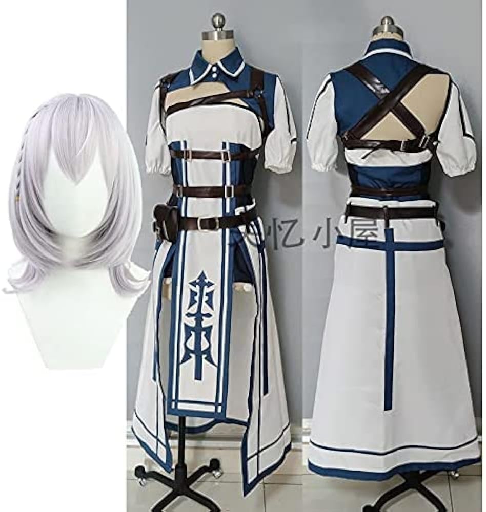 Amazon.co.jp: [eryulc] 白銀ノエルコスプレ衣装 ウィッグ付Cosplay