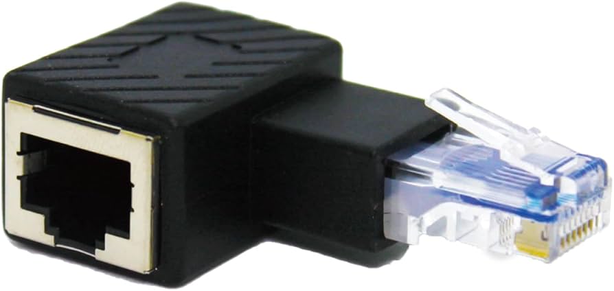 Amazon.co.jp: FUJIMORI LAN コネクタ L字 L字型 直角 90度 RJ45