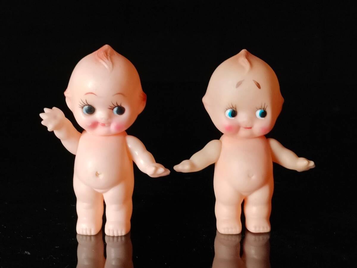 Amazon.co.jp: キューピー人形まとめて4点ソフビ人形 レア物 時代物