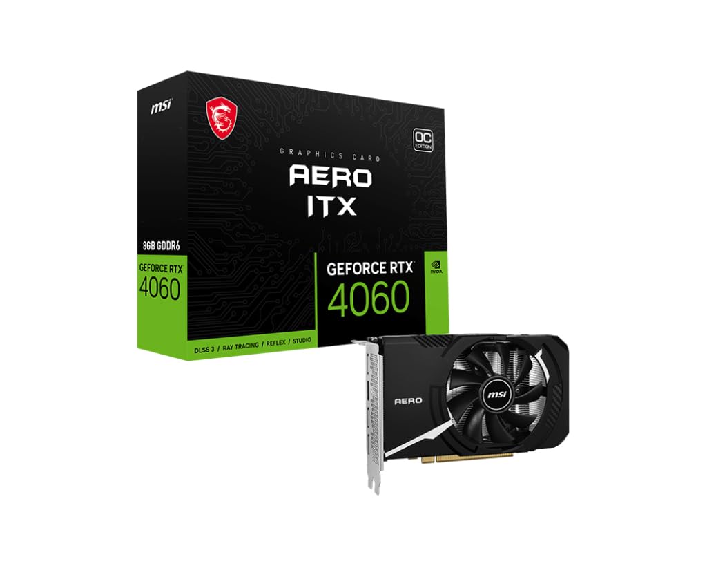 Amazon | MSI Geforce RTX 4060 AERO ITX 8G OC グラフィックスカード