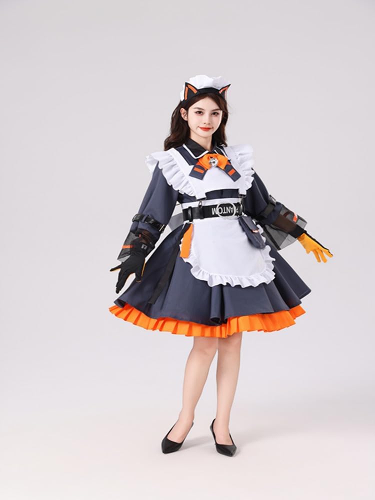 Amazon.co.jp: [モエモエヤ] コスプレ メイド服 アルバーン メイド服