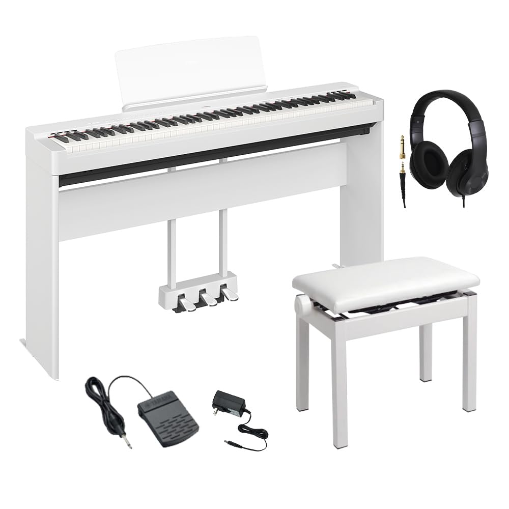 YAMAHA P-225 スタンド・椅子・ペダル・ワイヤレスヘッドホン付 Amazon