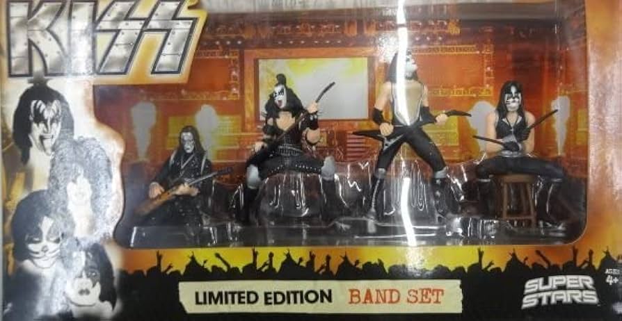 KISSレア希少1999年製 バンドメンバー ぬいぐるみ4体セット KISS】レア