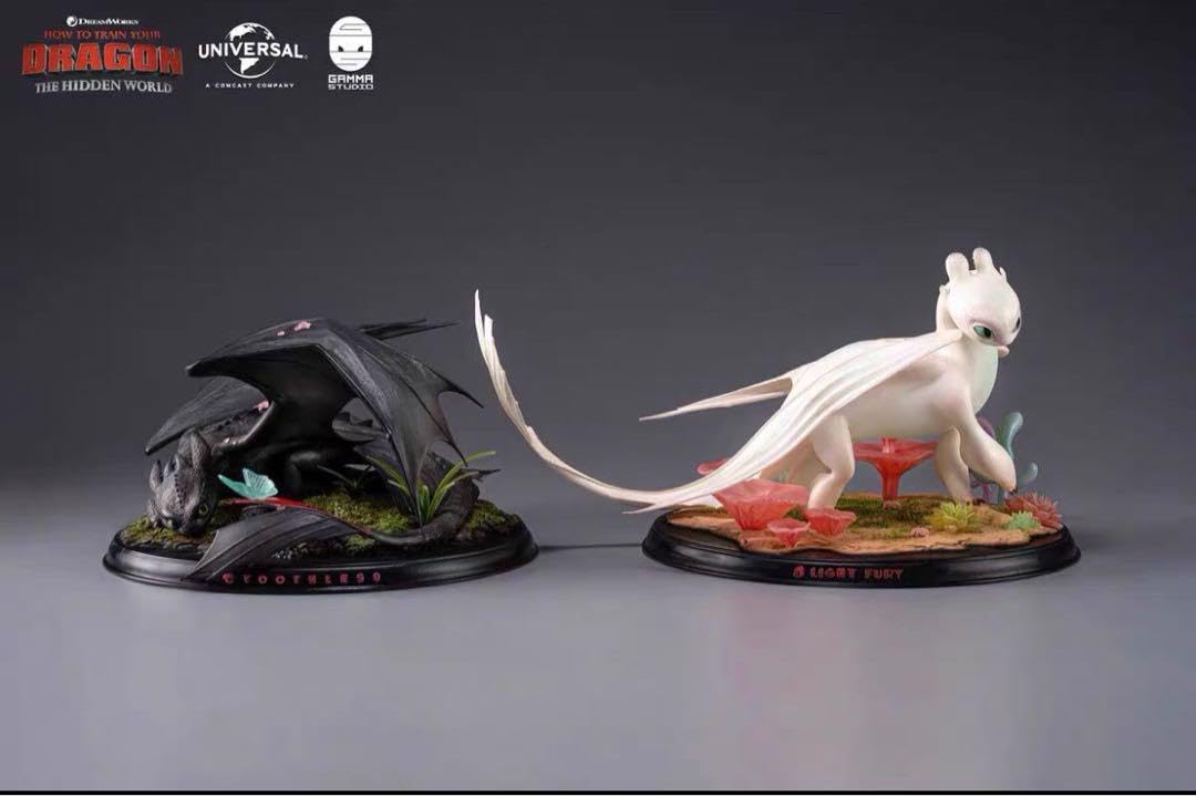 Amazon.co.jp: ヒックとドラゴン Gamma Toothless スタチュー
