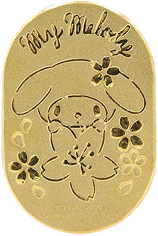 My Melody & Kuromi 純金小判 3グラム ライセンス品 My Melody