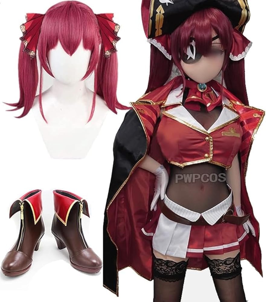 Amazon.co.jp: [PWPCOS] 宝鐘マリン コスプレ ほうしょう まりん