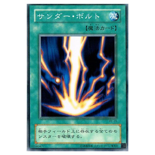 Amazon.co.jp: 遊戯王カード サンダー・ボルト PE-25N : ホビー