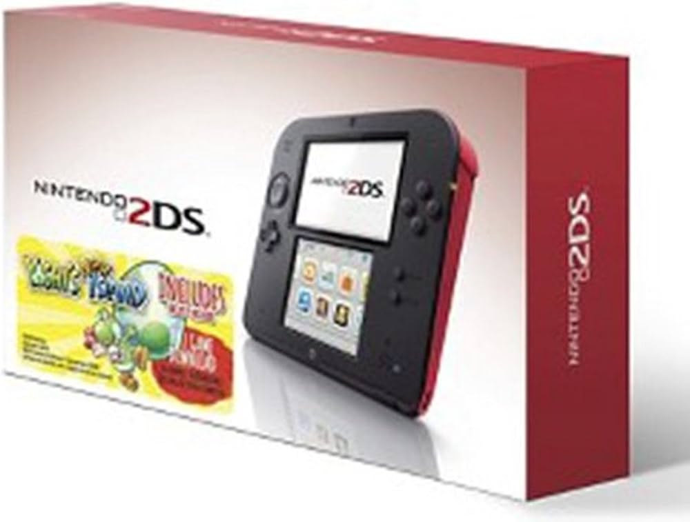 Amazon.com: Nintendo 2DS Red Console with Yoshi's New Island Game