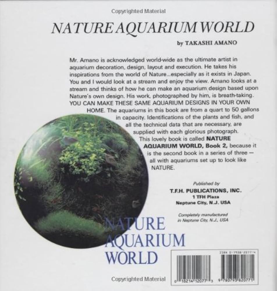 Nature Aquarium World Volume 2: Amano Takashi: 9780793820771