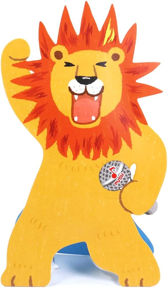 Amazon | 日本ホールマーク ミュージックカード 熱唱系アニマルズ