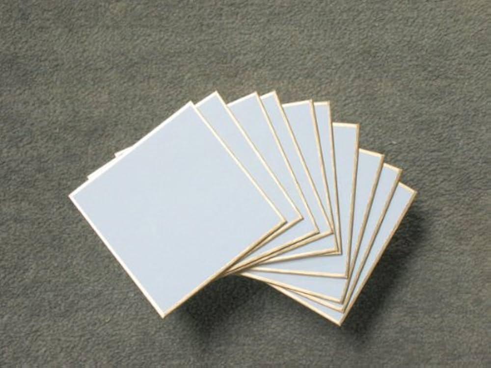Amazon | 色紙/姫色紙 豆色紙 和画仙 並/10枚 76×76mm | 色紙 | 文房具