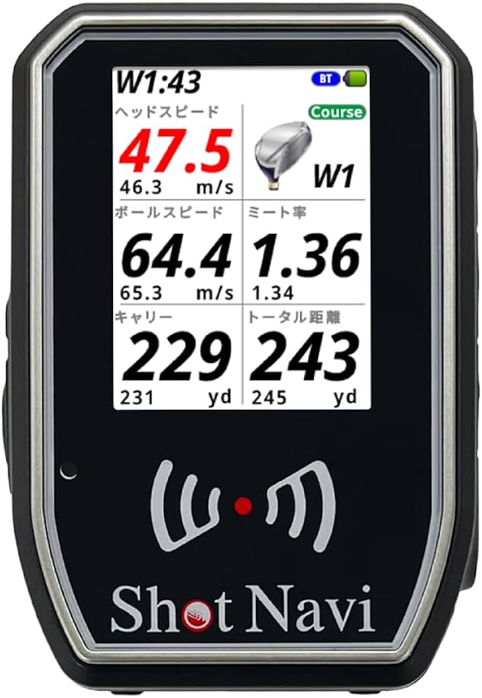 Amazon | Shot Navi(ショットナビ) SHOTLYZER ゴルフ ポータブル