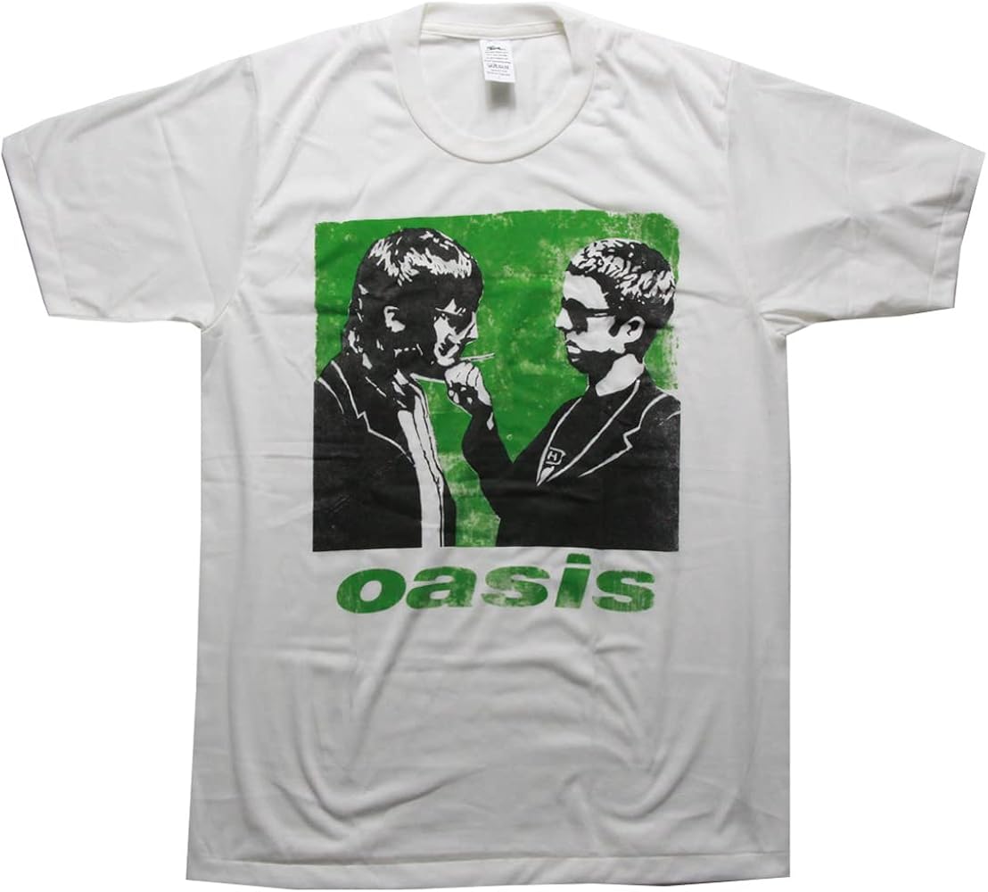 Amazon | [against] ロックTシャツ ヴィンテージ加工 OASIS オアシス