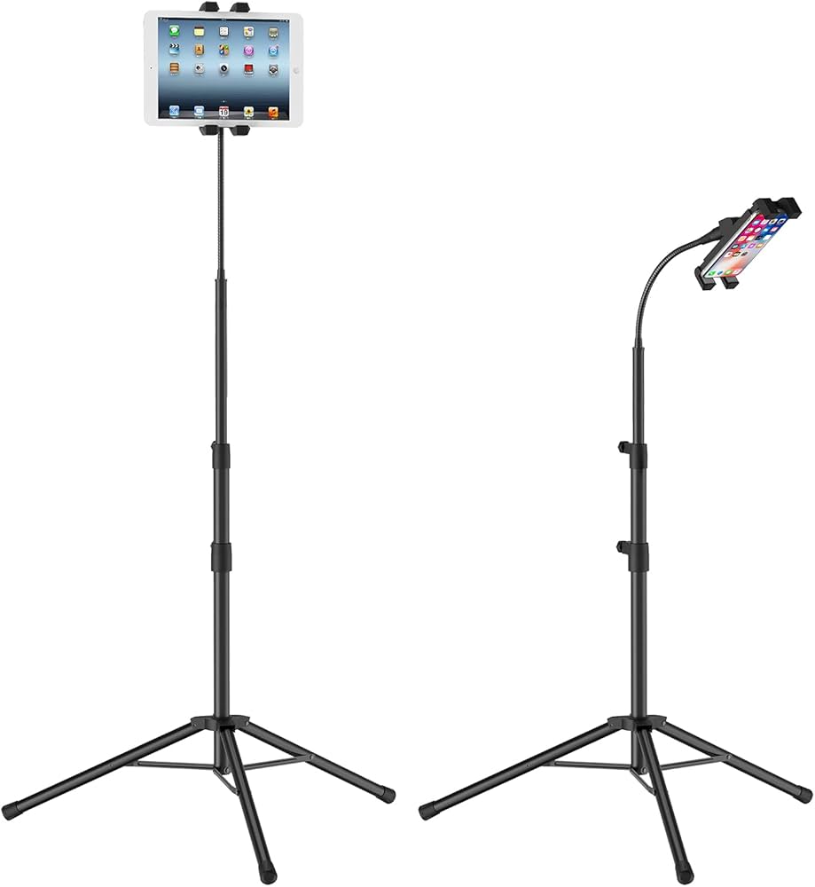 Amazon | IPadスタンド ipad 三脚 スマホ三脚 タブレットホルダー 高さ