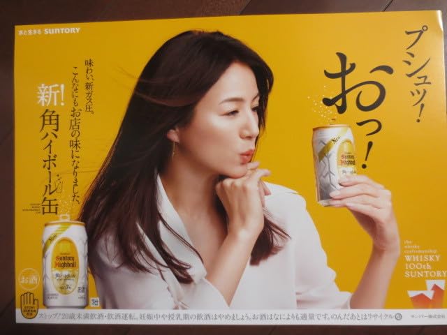 Amazon.co.jp: 最新 井川遥 新 角ハイボール缶 2023 A4サイズ ポスター