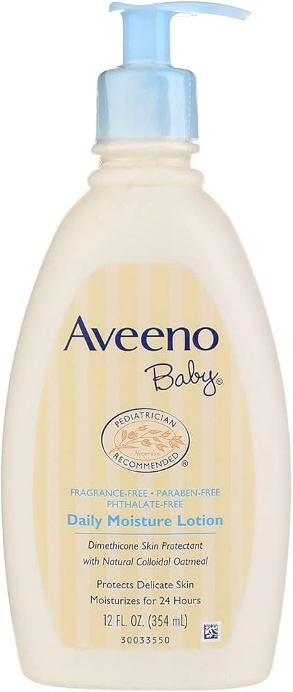 Amazon.com: AVEENO Baby Daily Moisture Lotion Fragrance Free 12 oz