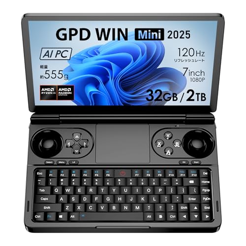 Amazon.co.jp: GPD WIN Mini 2025【国内正規版】7インチ（1920x1080