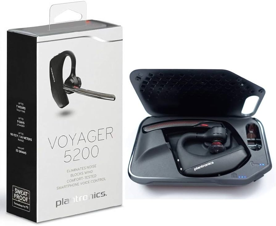 Amazon.com: Plantronics Voyager 5200 Bluetooth Headset Earpiece