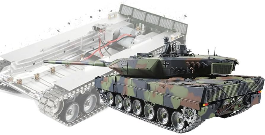 Amazon.co.jp: ラジコン 戦車1/16CNC全金属製シャーシ構成2.4GHz