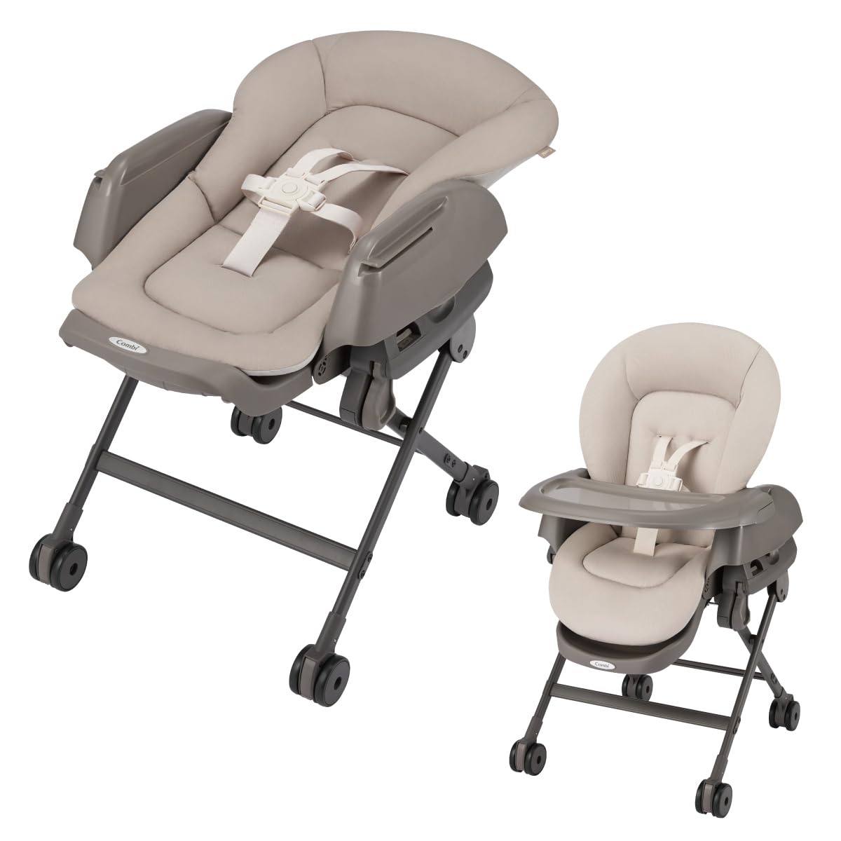 Amazon | Combi コンビ ハイローチェア ネムリラ Fit AQ ベージュ