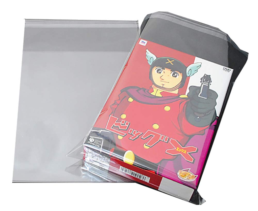 Amazon.co.jp: 【エムティ】OPP袋 透明 W180xH215mm 静防テープ付 100