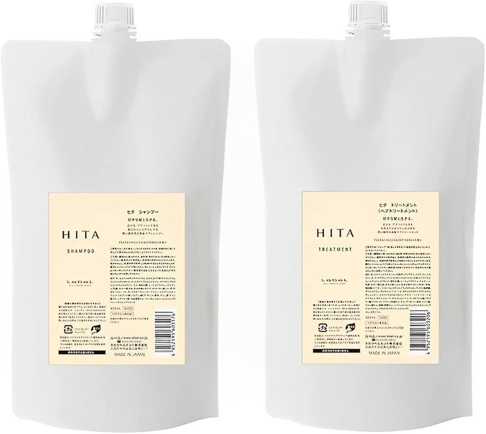 Amazon | ルベル ヒタ HITA シャンプー 800mL + トリートメント 800mL