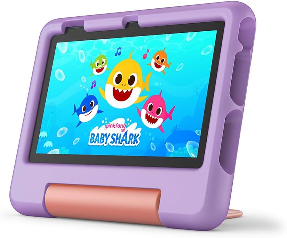 Amazon.com: Amazon Fire 7 Kids tablet, ages 3-7 (16GB, Purple) +
